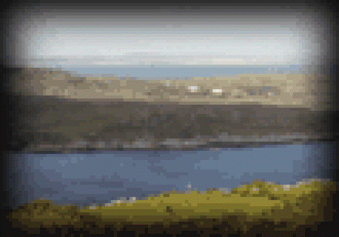 Climbing up to Sky Road