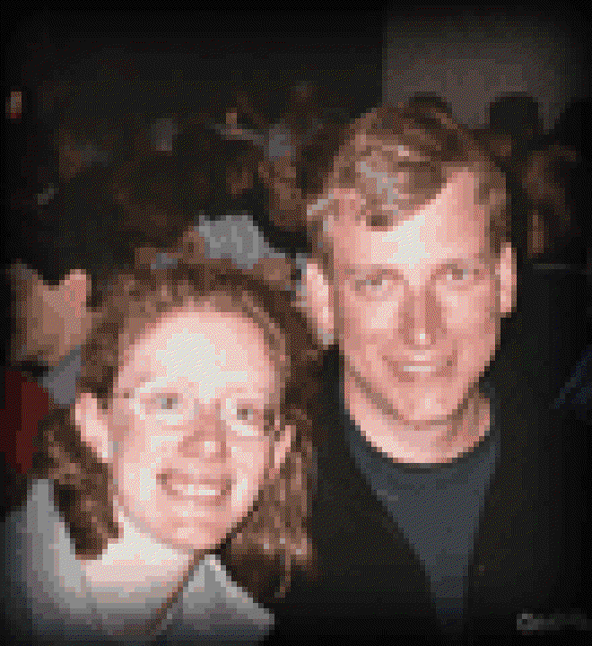 AC and Carolyn at the Bunratty medieval banquet