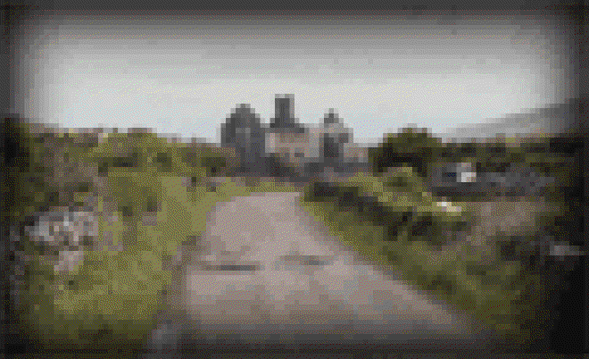 Corcomroe Abbey from a distance