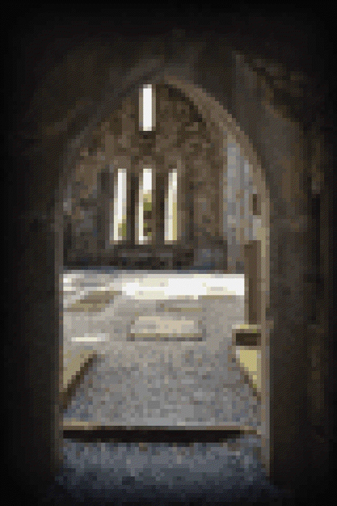 Interior of Corcomroe Abbey