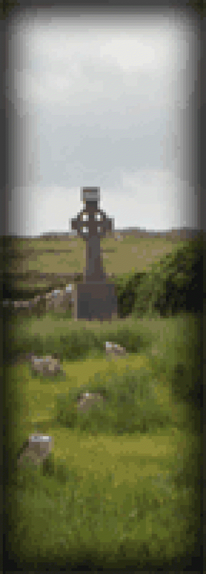 Graves in the Naughaval Church ruins