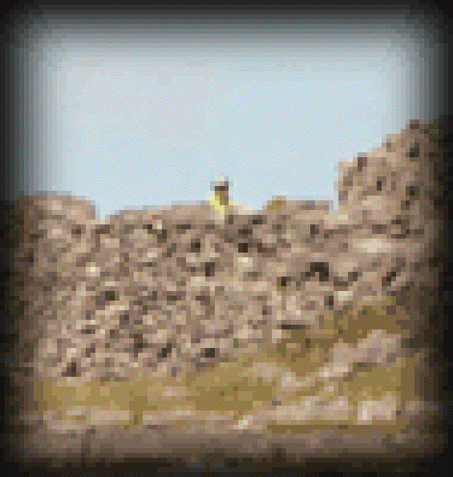 AC at the top of a hill on Inishmore