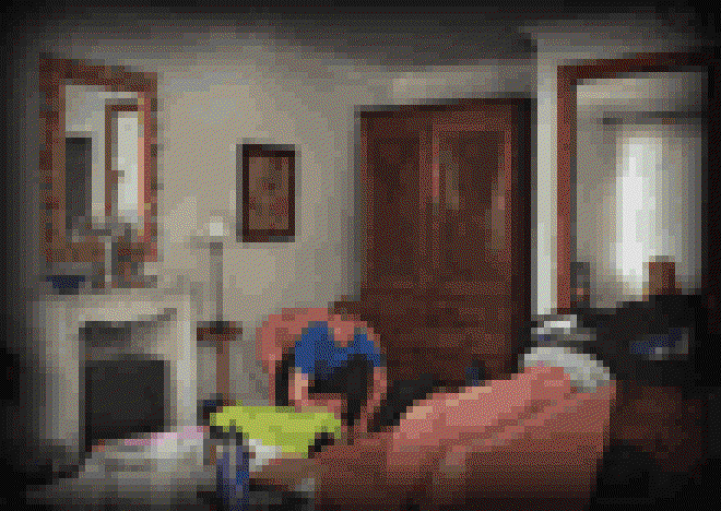 AC in our room in the Quay House in Clifden