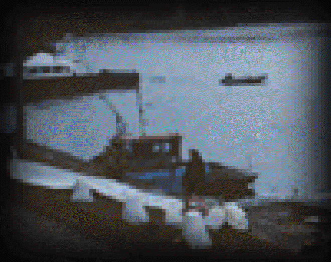 Sail Measuring at the Quay with Clifden in the background